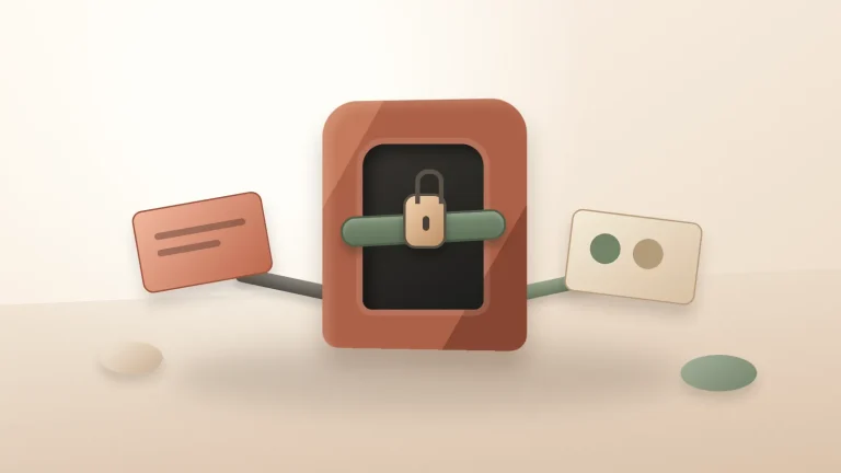 fork PR에서 들어오는 두 연결선 앞에 자물쇠가 걸린 GitHub Actions 보안 차단 일러스트